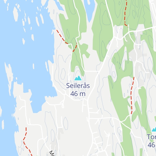 Map of Seilerås