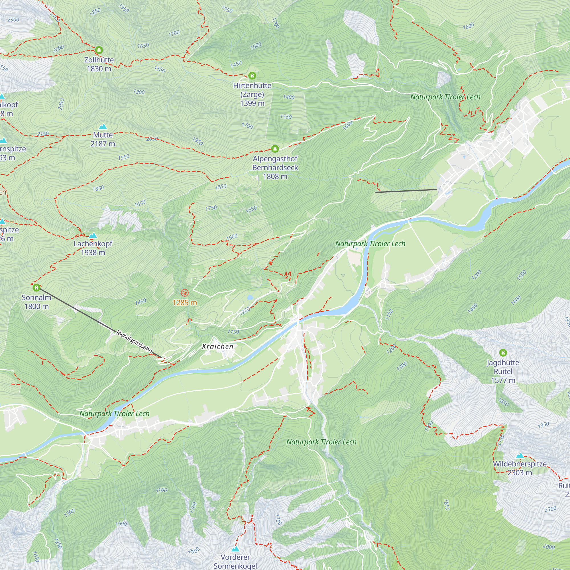 Berggasthof Klapf map
