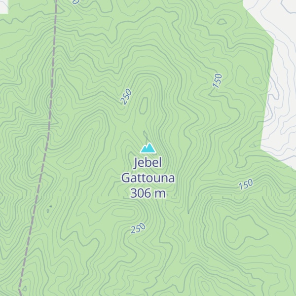 Map of Jebel Gattouna