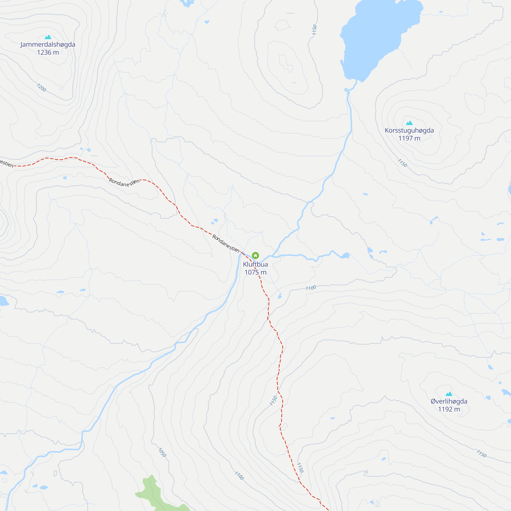 Kluftbua map