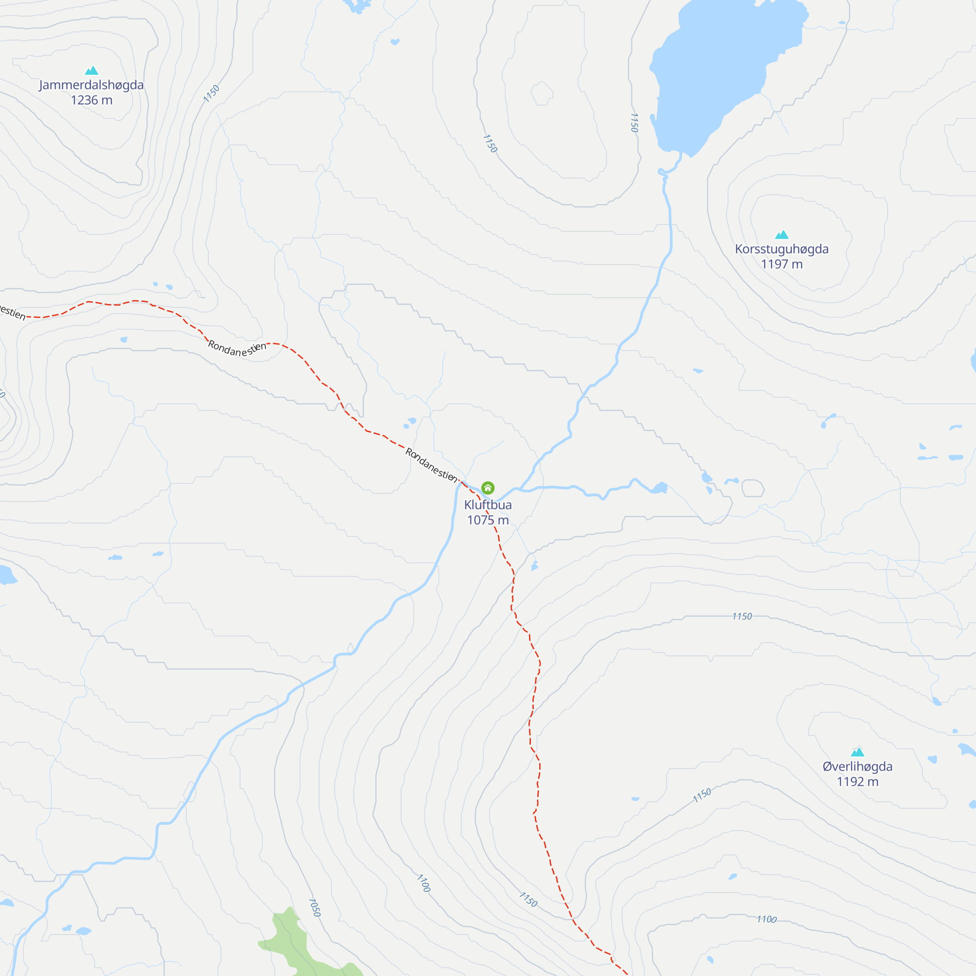 Kluftbua map