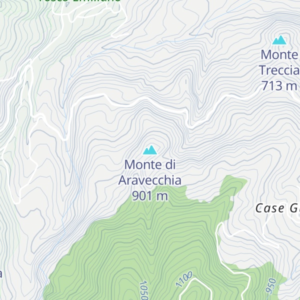 Map of Monte di Aravecchia