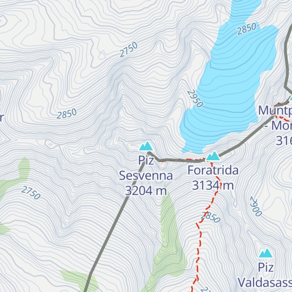 Map of Piz Sesvenna