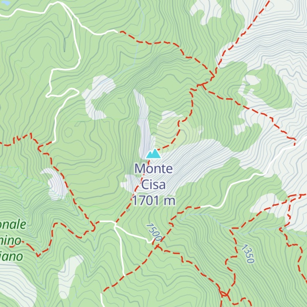 Map of Monte Cisa