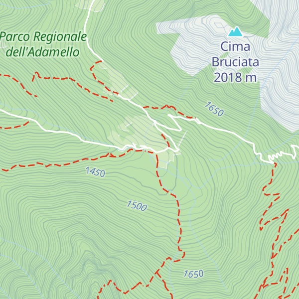 Map of Rifugio De Marie al Volano