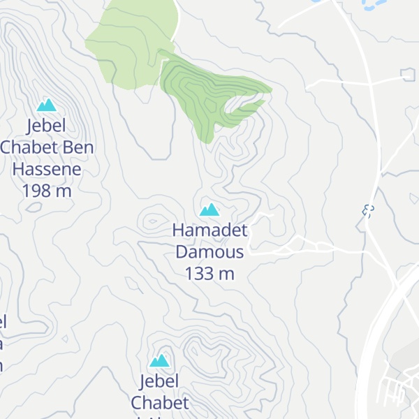 Map of Hamadet Damous
