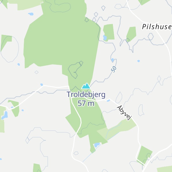 Map of Troldebjerg
