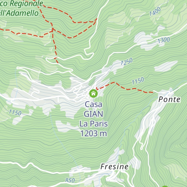 Map of Casa GIAN La Paris