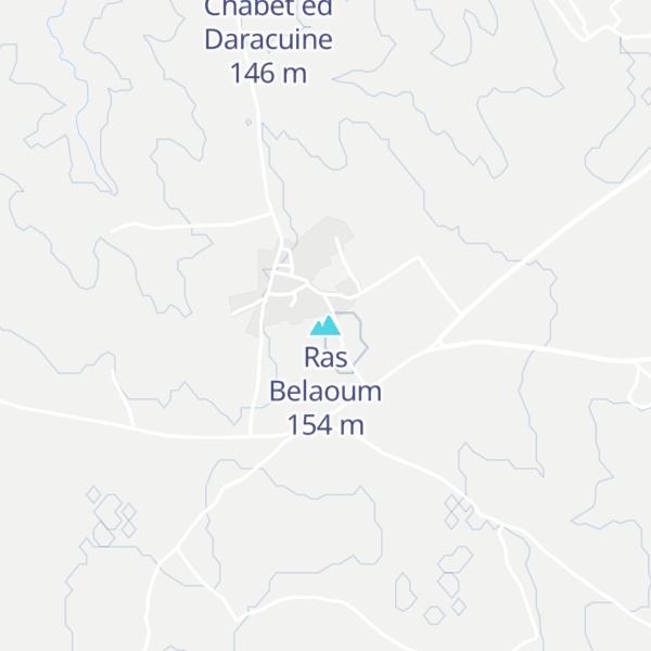 Map of Ras Belaoum
