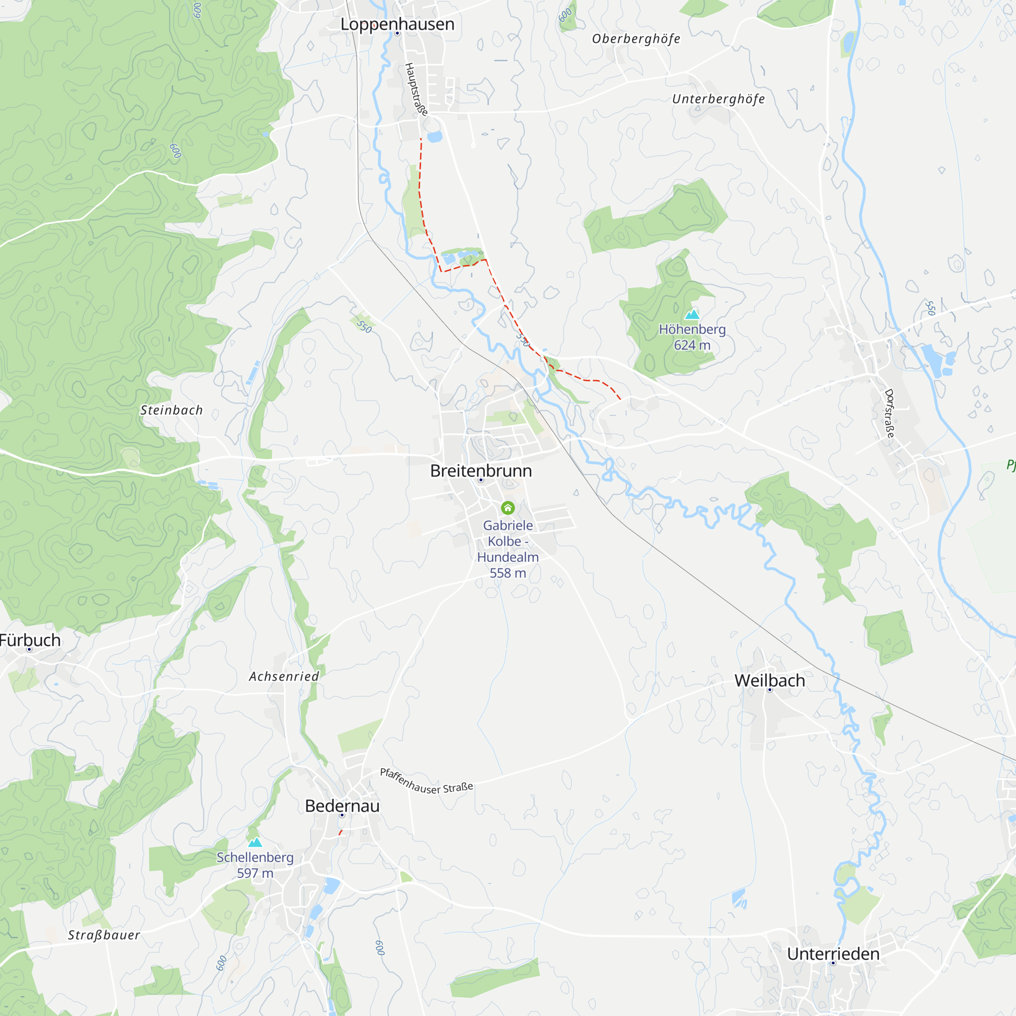 Gabriele Kolbe - Hundealm map