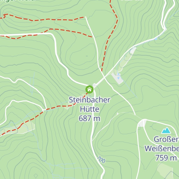 Map of Steinbacher Hütte
