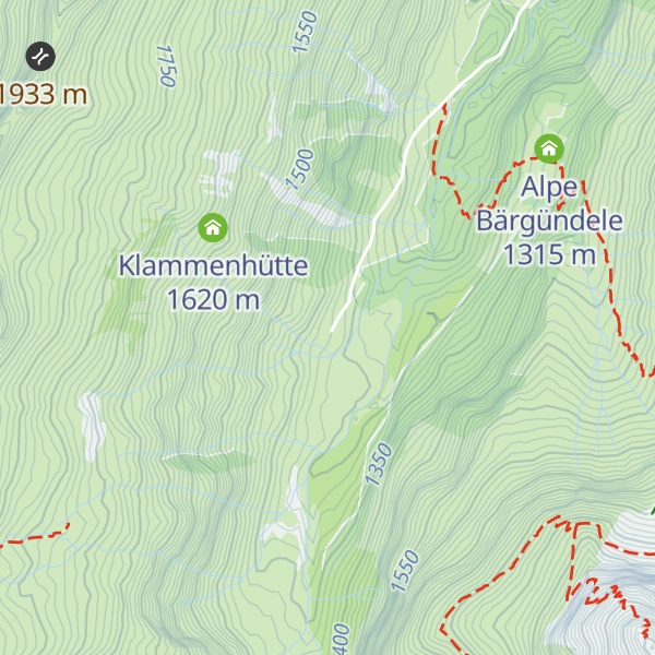 Map of Pointhütte