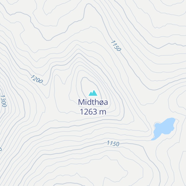 Map of Midthøa