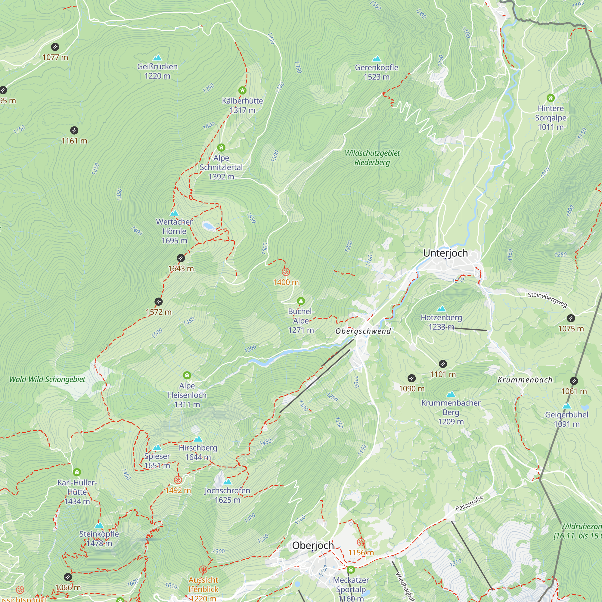 Buchel-Alpe map