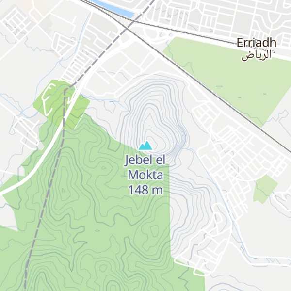 Map of Jebel el Mokta