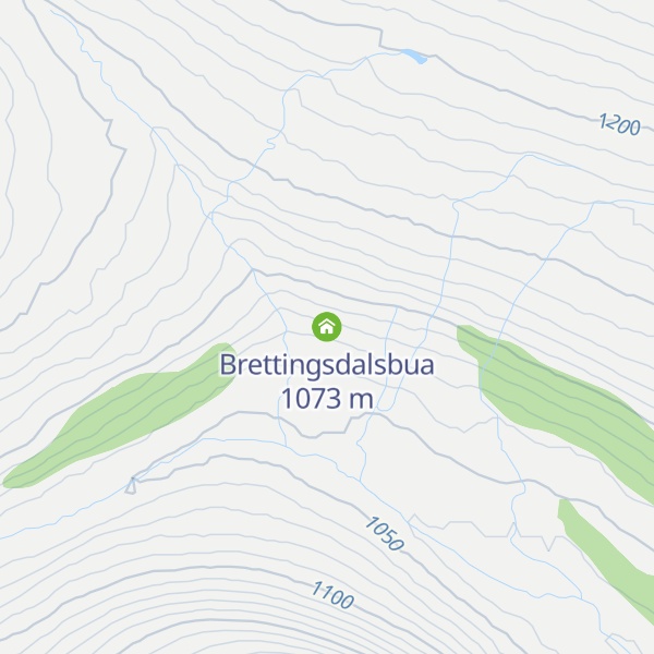Map of Brettingsdalsbua