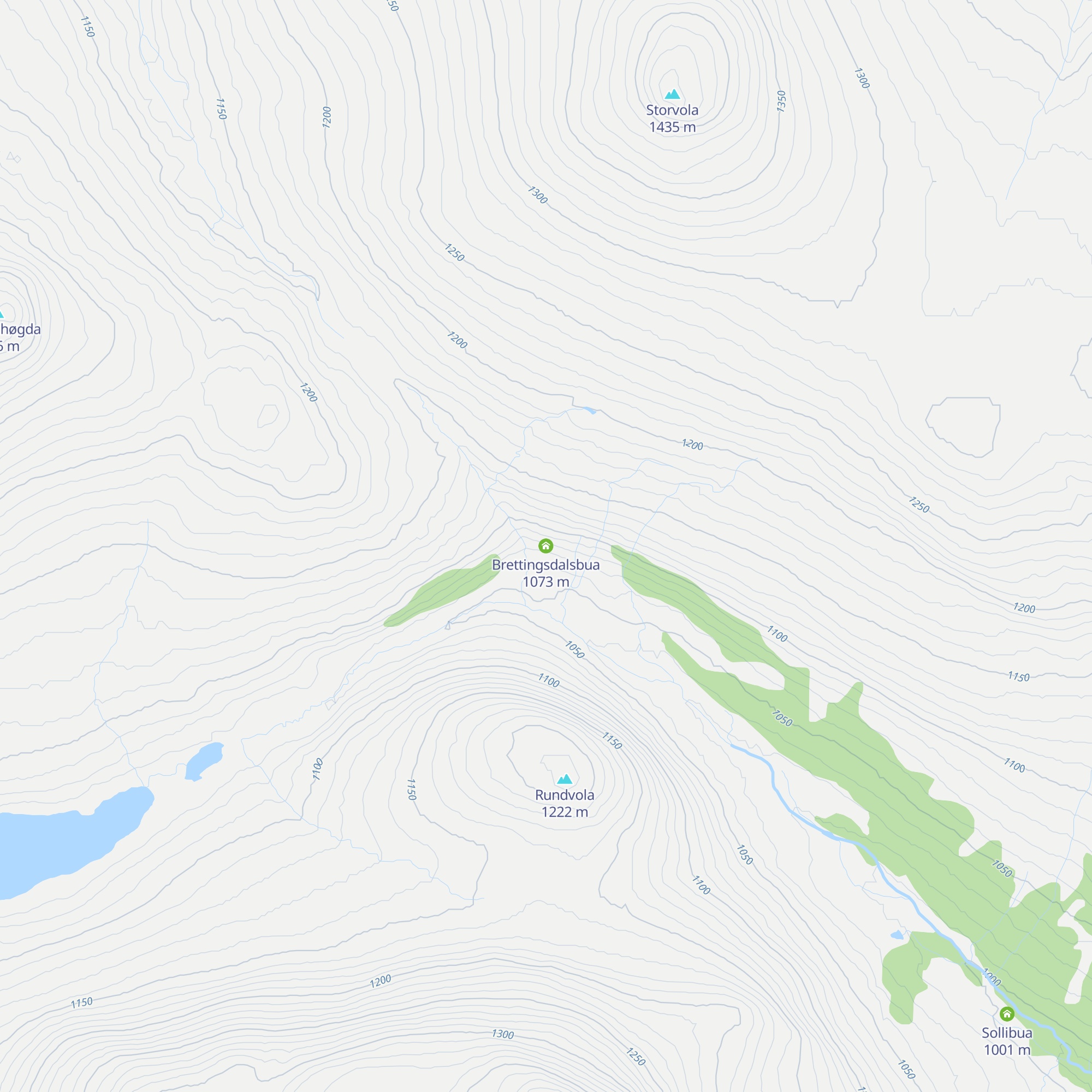 Brettingsdalsbua map