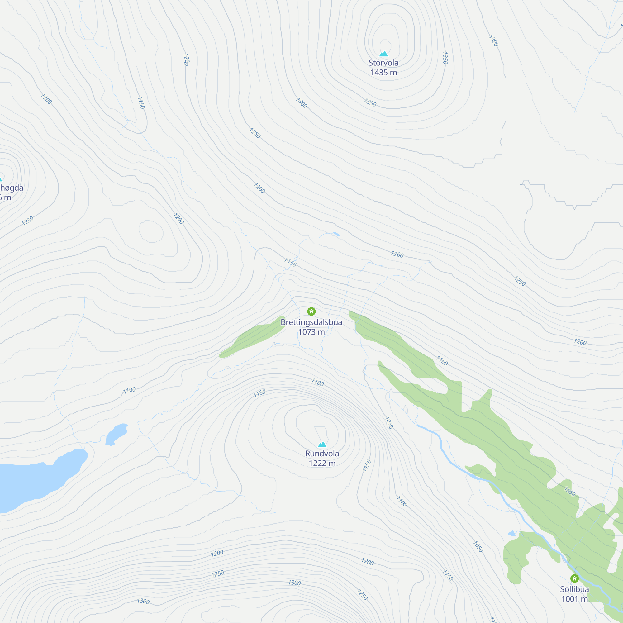 Brettingsdalsbua map