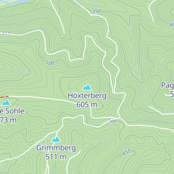 Map of Höxterberg