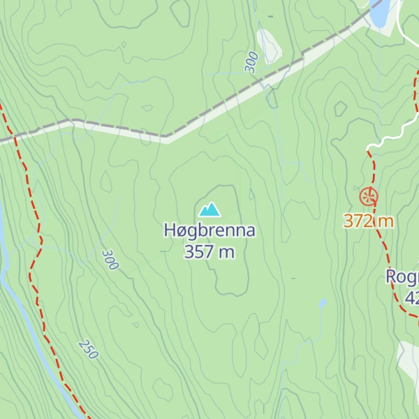 Map of Høgbrenna