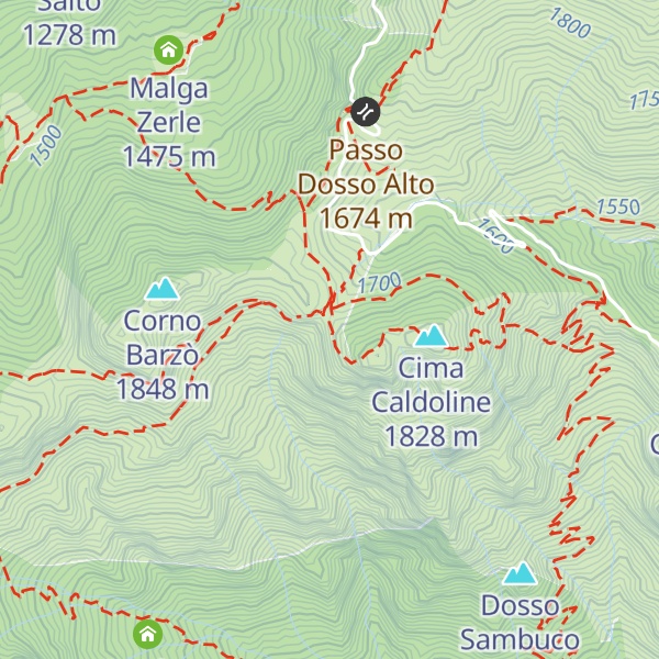 Map of Capanna Tita Secchi