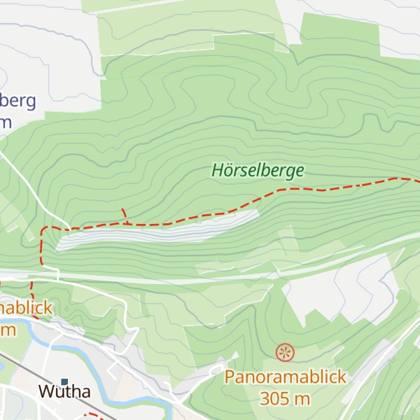 Map of Kleiner Hörselberg