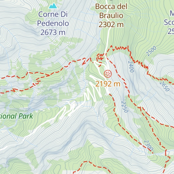 Map of Nazionalpark