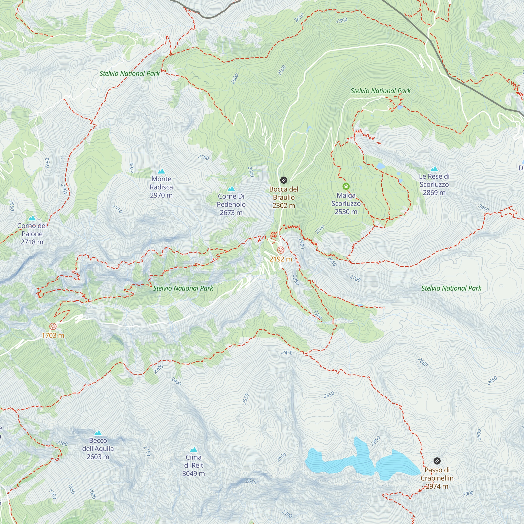 Nazionalpark map