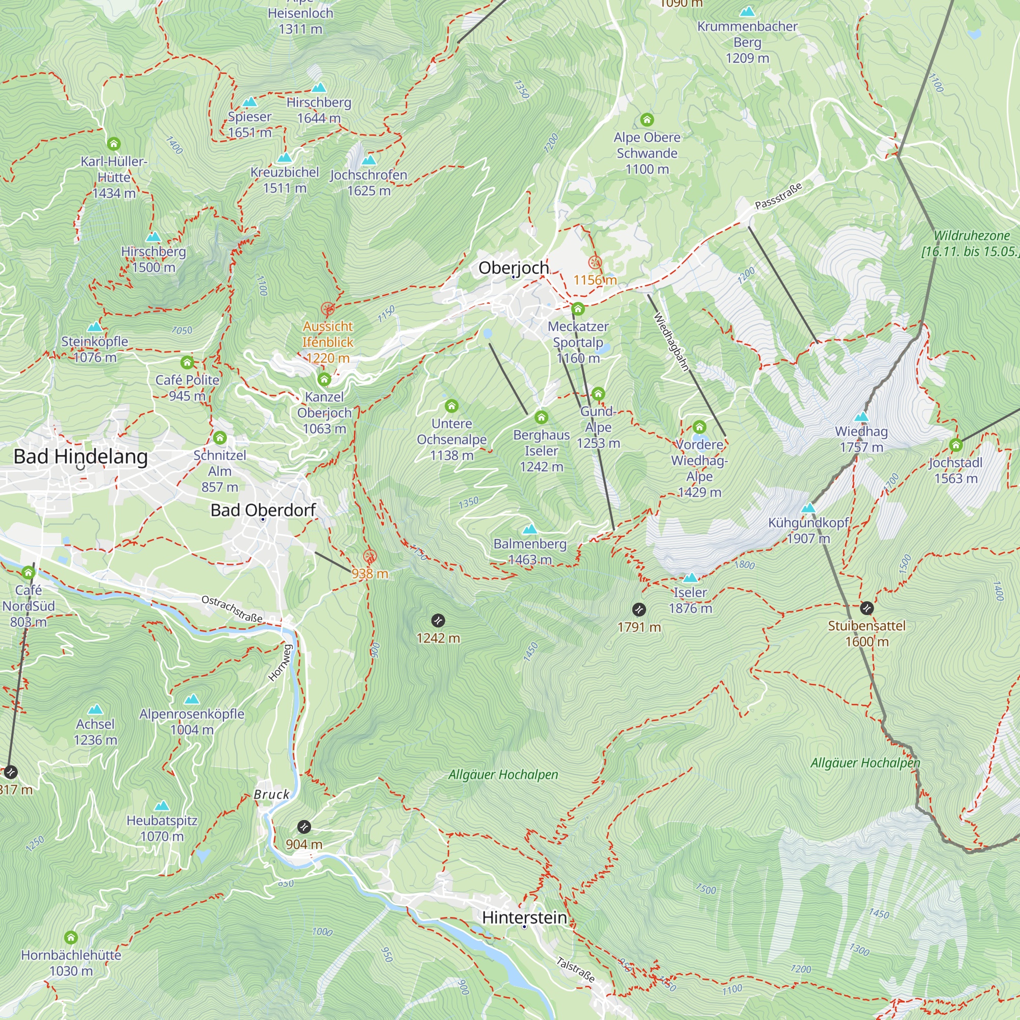 Obere Ochsenalpe map