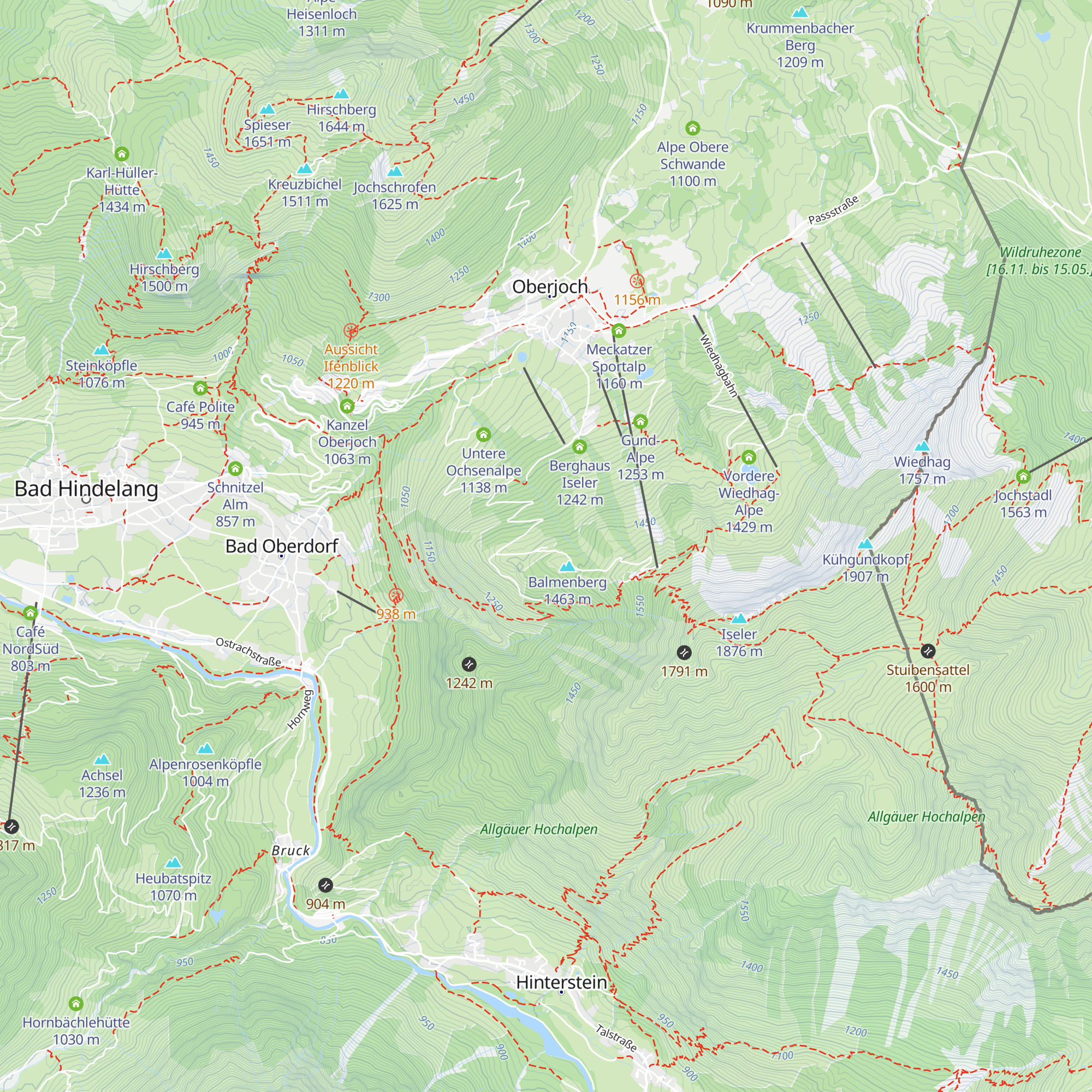 Obere Ochsenalpe map