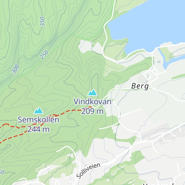 Map of Vindkovan