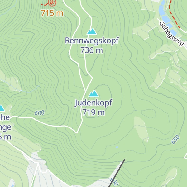 Map of Judenkopf