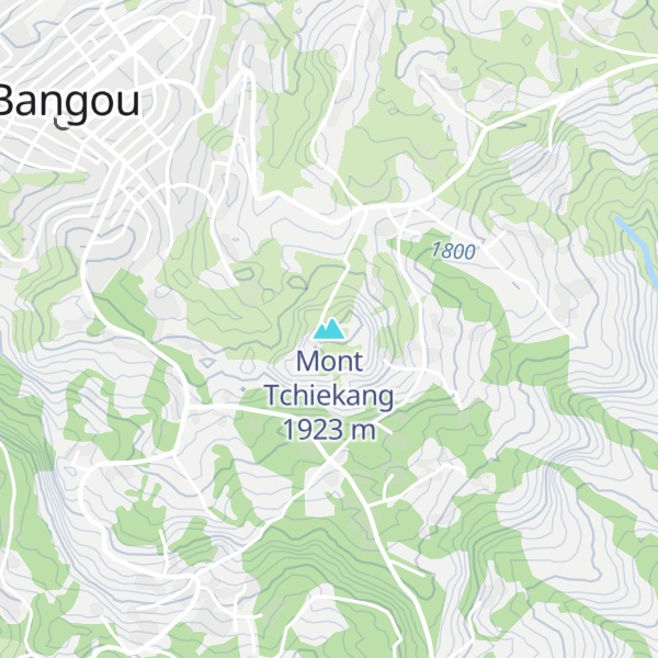 Map of Mont Tchiekang