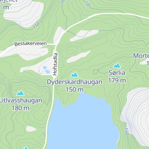 Map of Dyderskardhaugan