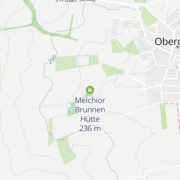 Map of Melchior Brunnen Hütte