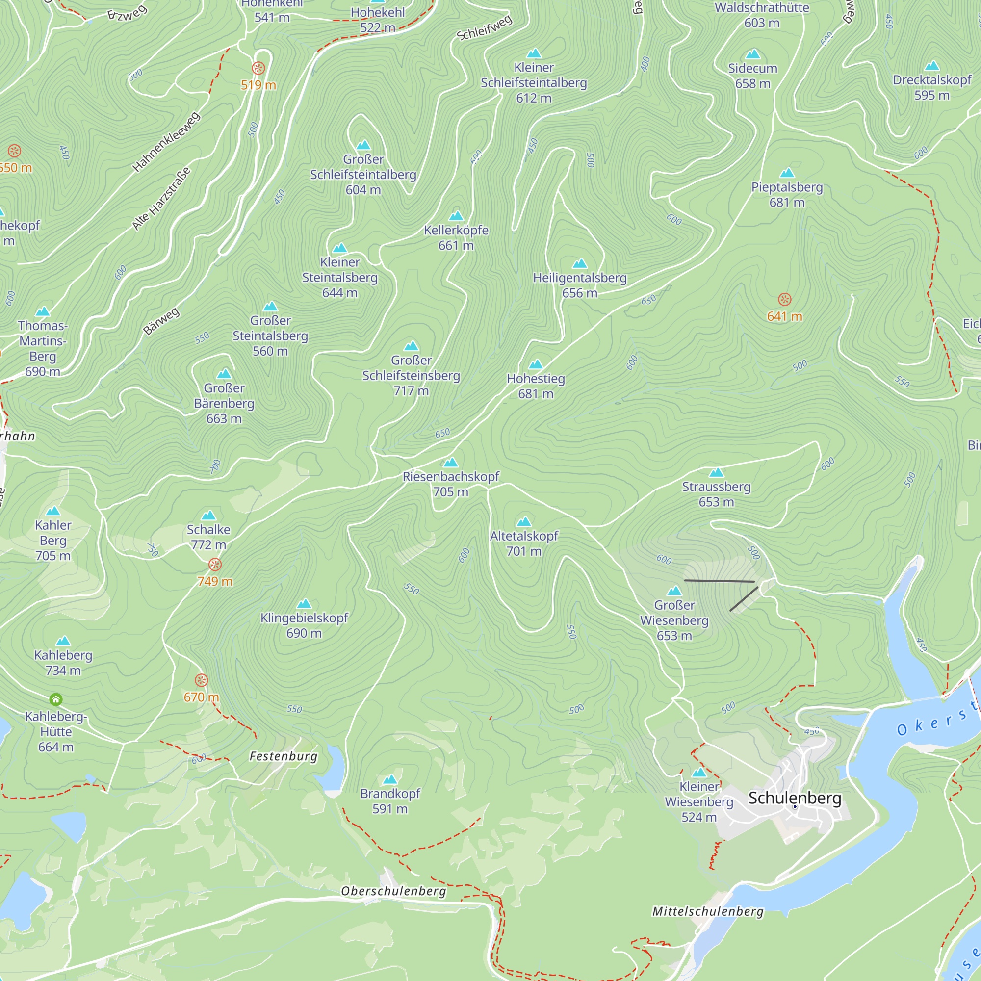 Heinz Lüer-Hütte map