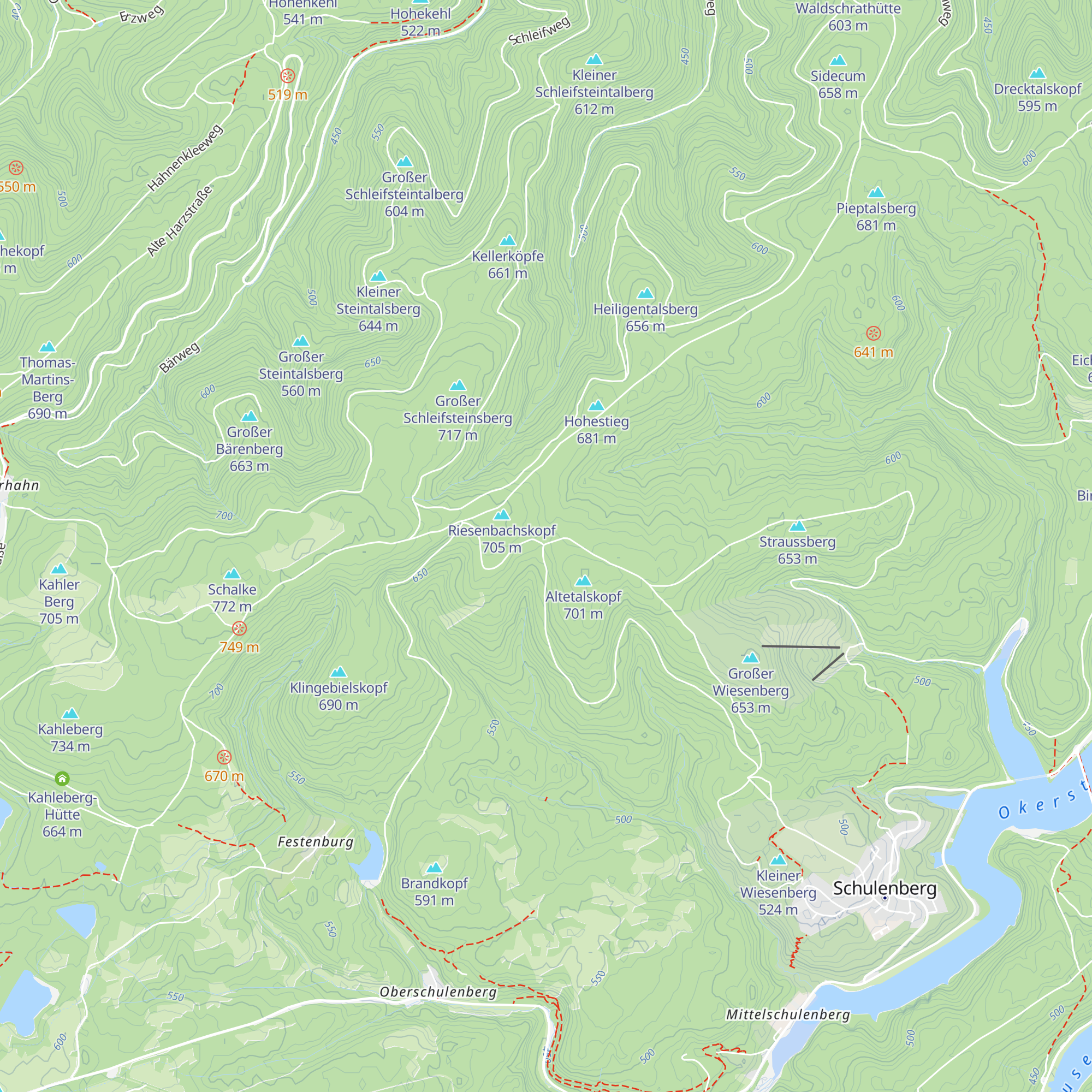 Heinz Lüer-Hütte map