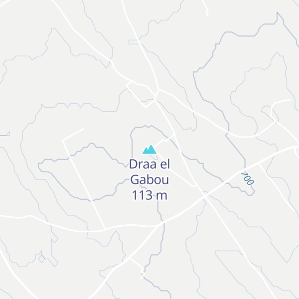 Map of Draa el Gabou