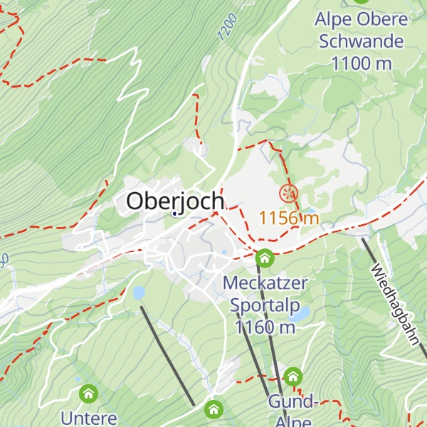 Map of Tourist Information Oberjoch