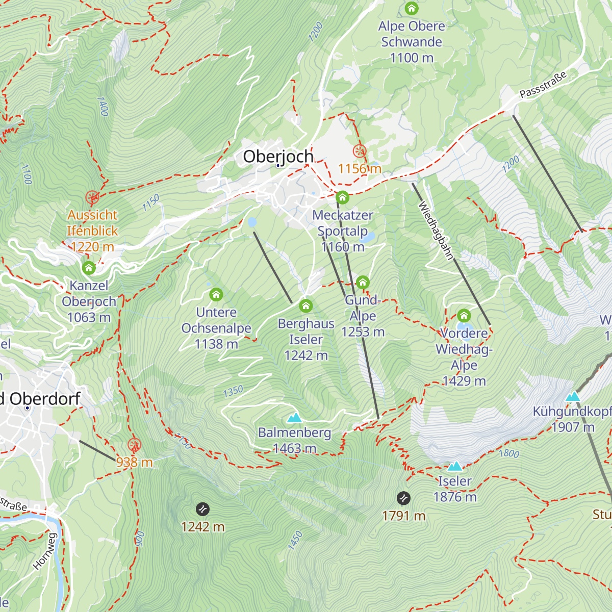 Berghaus Iseler map