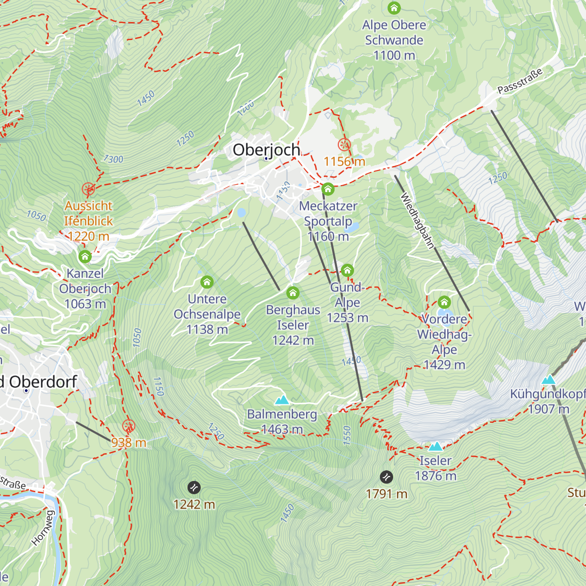 Berghaus Iseler map