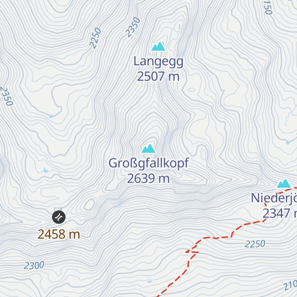 Map of Großgfallkopf