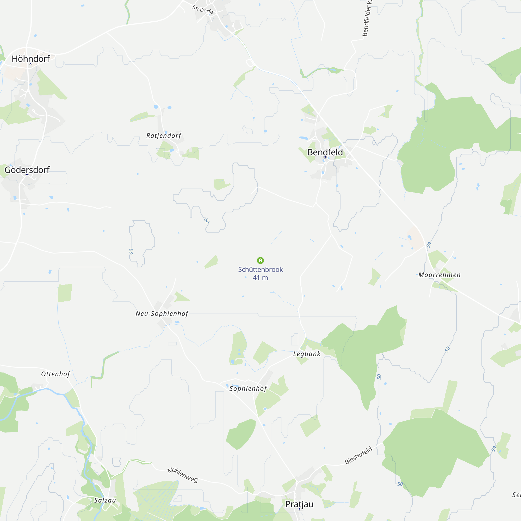 Schüttenbrook map