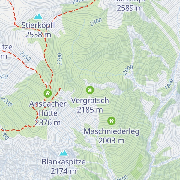 Map of Vergratsch