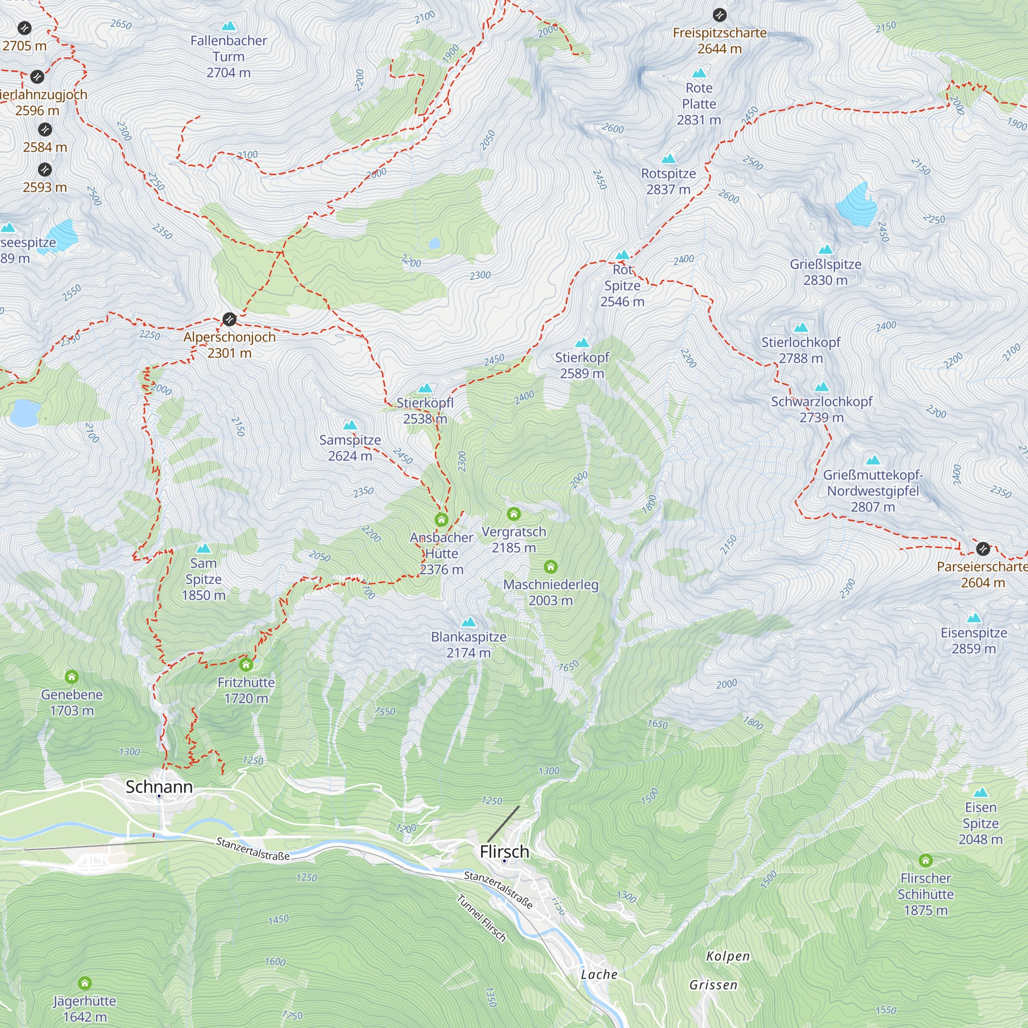 Vergratsch map