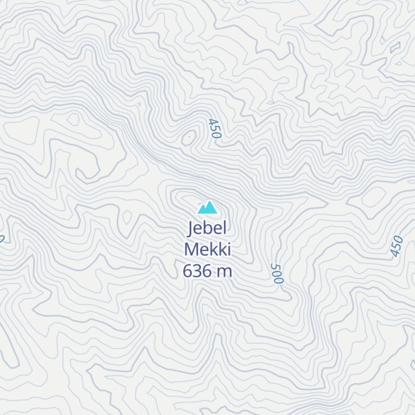 Map of Jebel Mekki