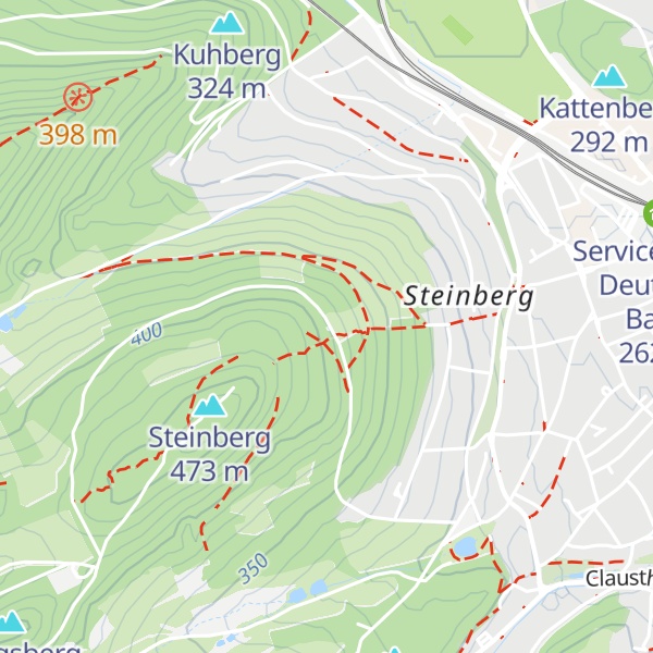 Map of Schutzhütte des Goslarer Handwerks
