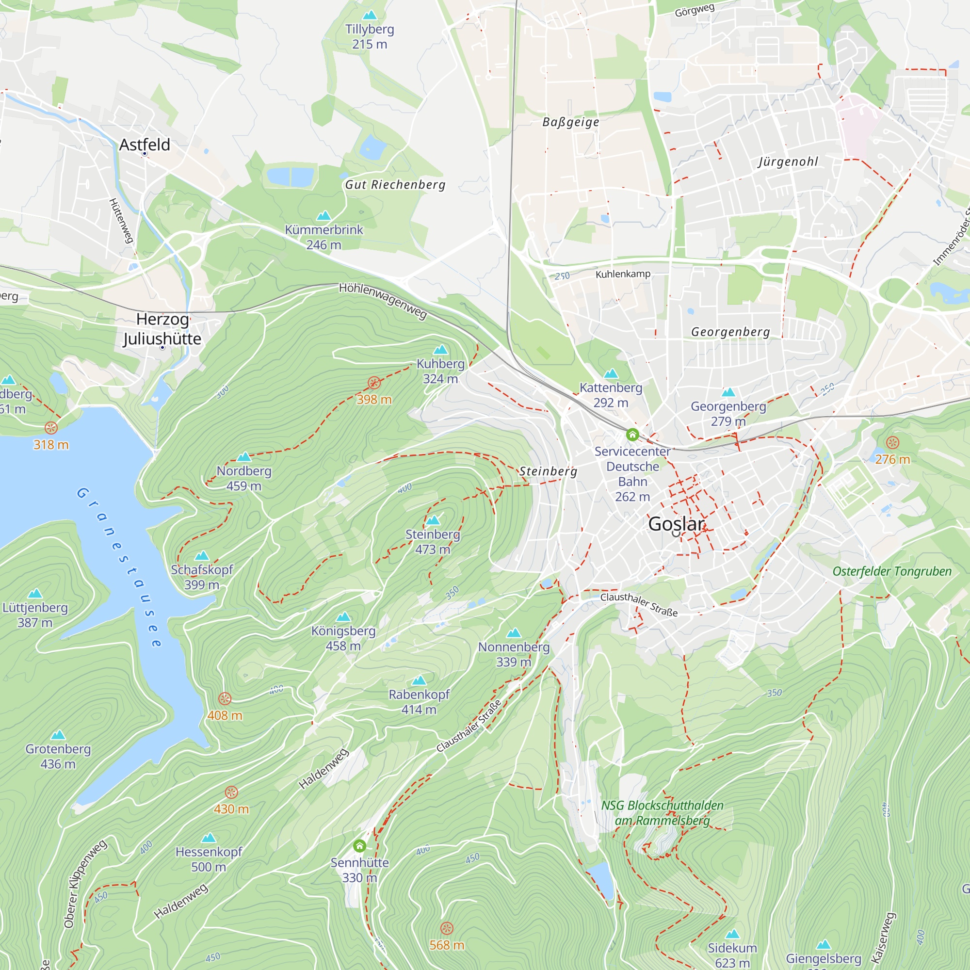 Schutzhütte des Goslarer Handwerks map