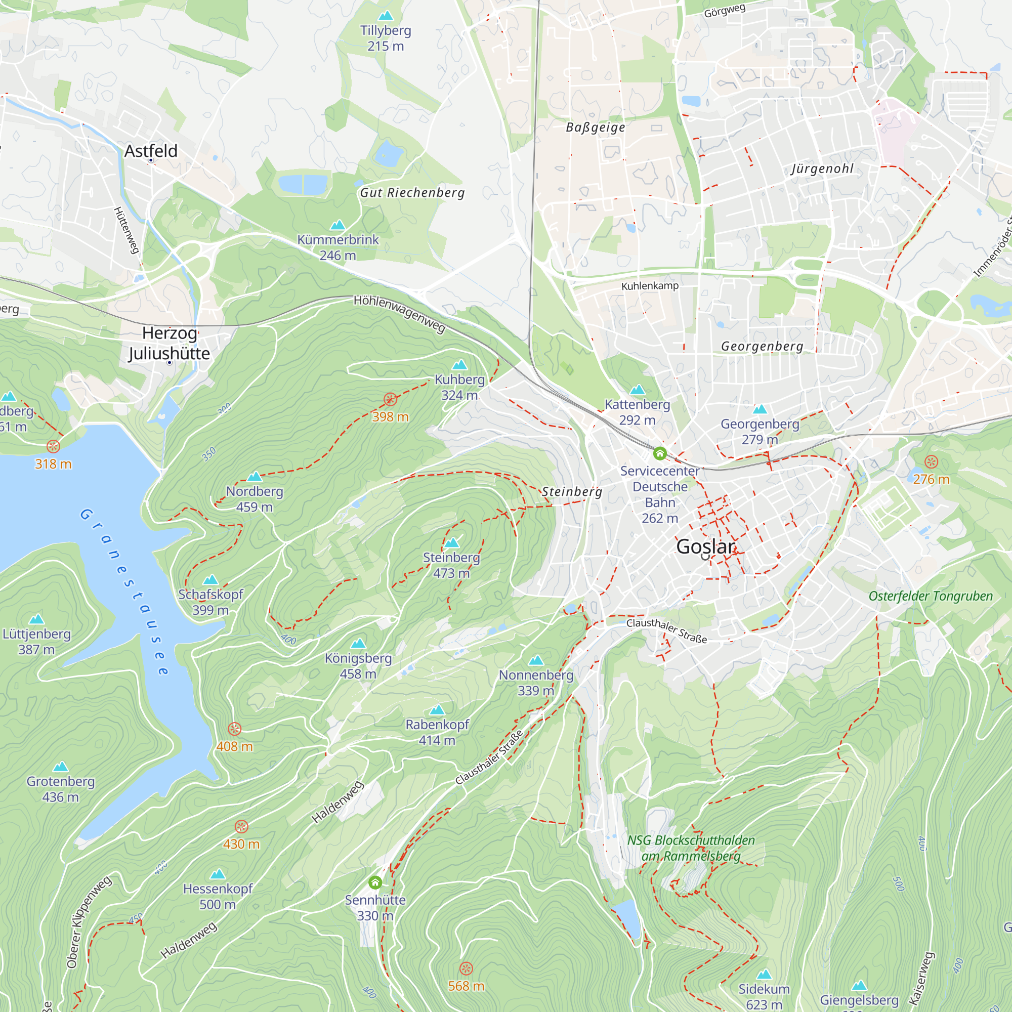 Schutzhütte des Goslarer Handwerks map
