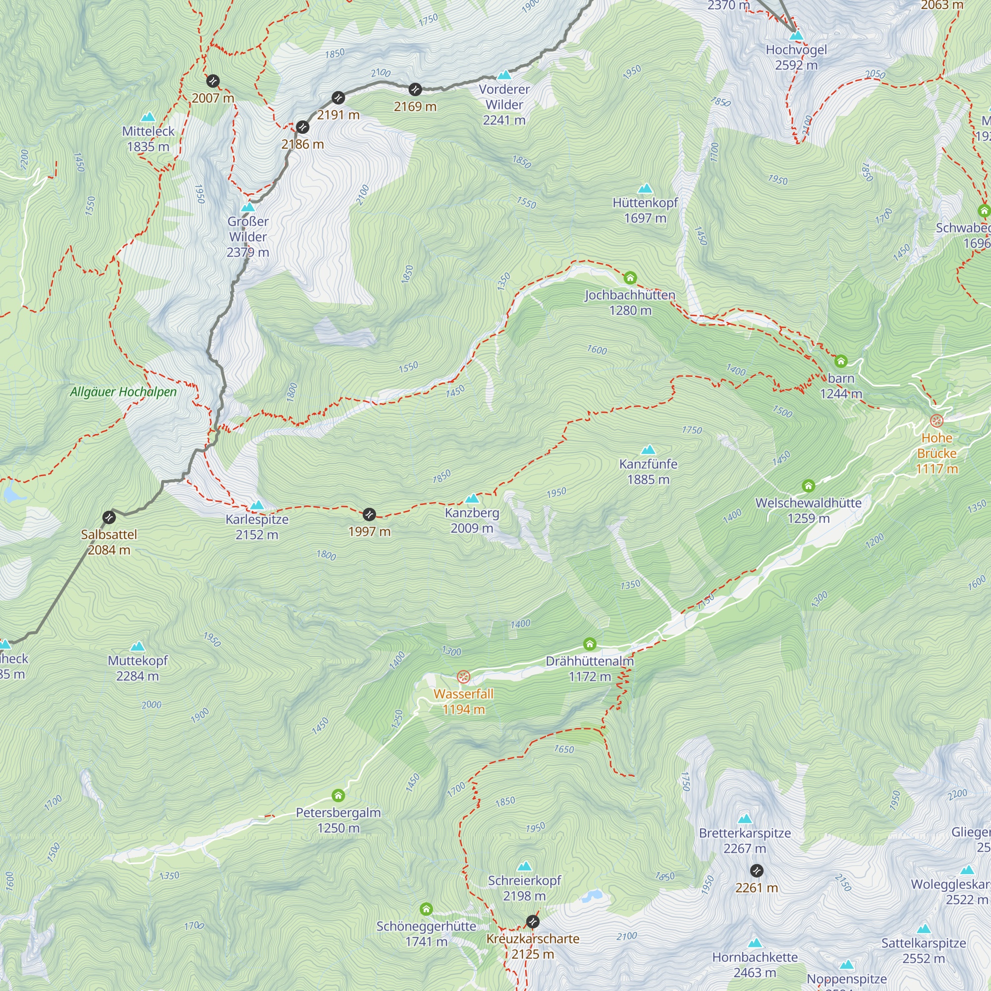 Kanzberghütte map